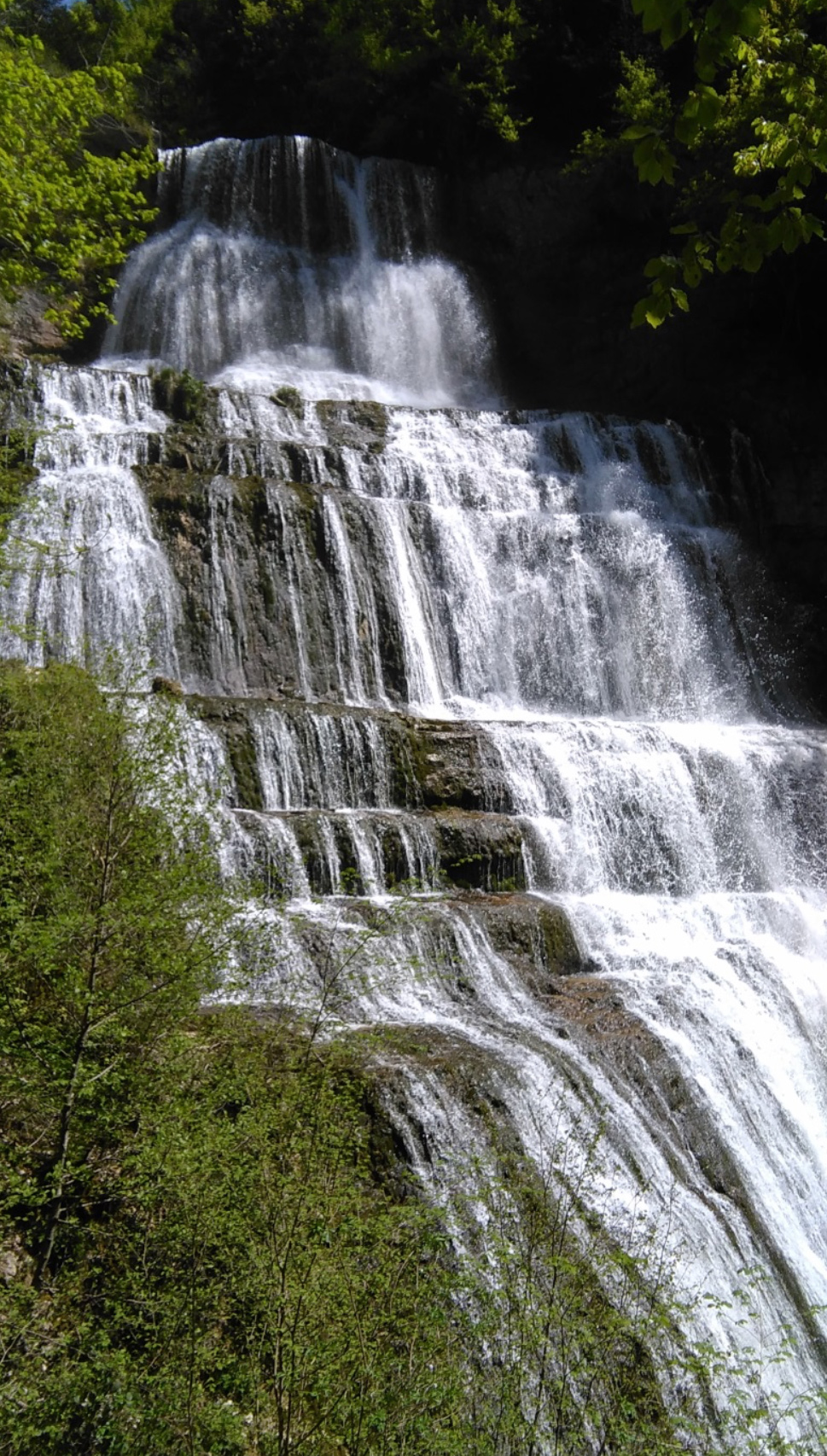 Photo de la cascade du hérisson