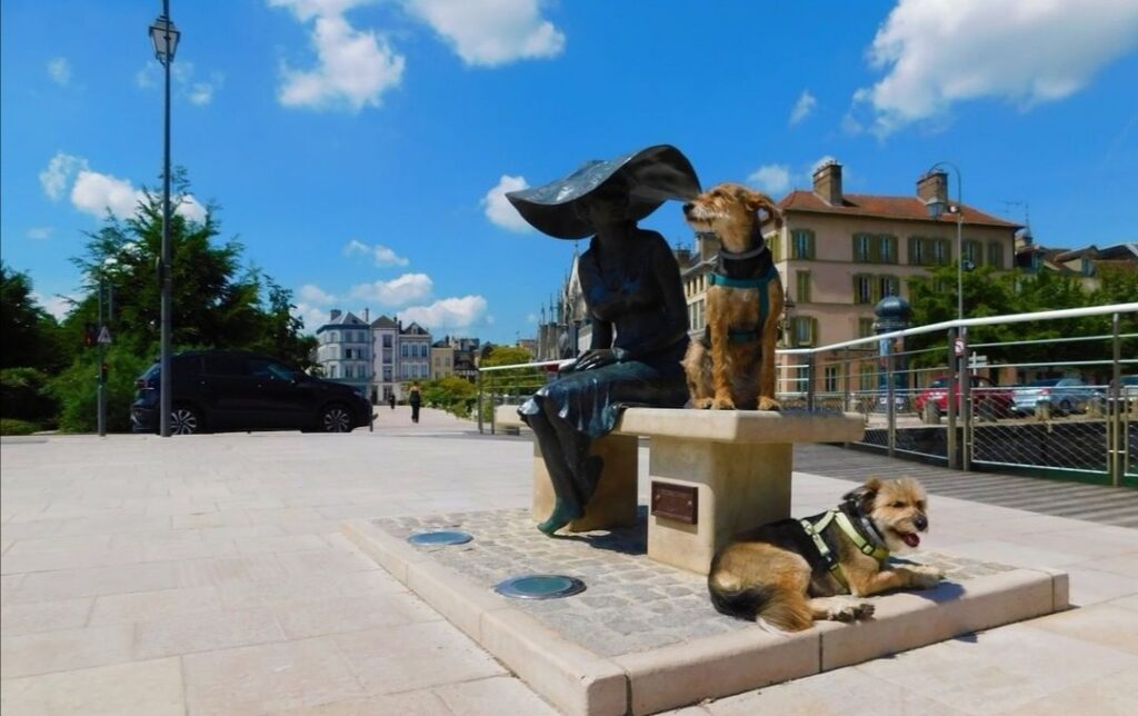 balade avec chien à troyes