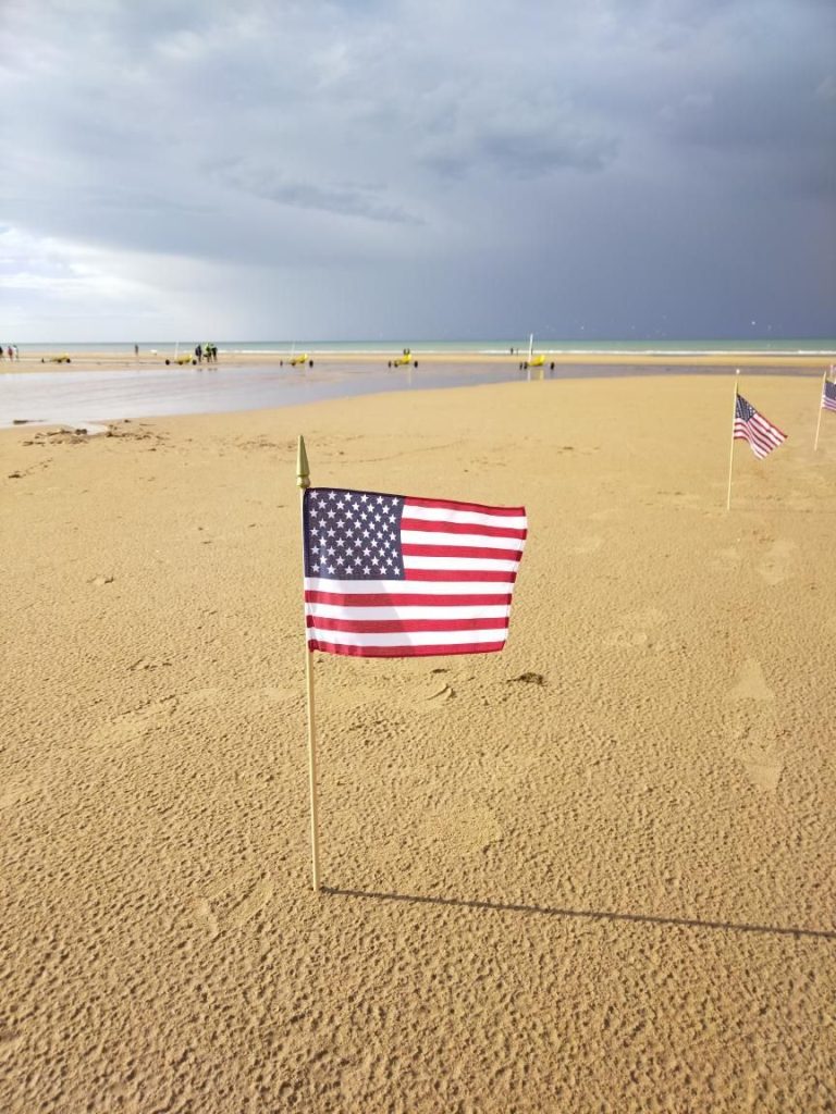 Omaha Beach avec votre chien plage du Débarquement