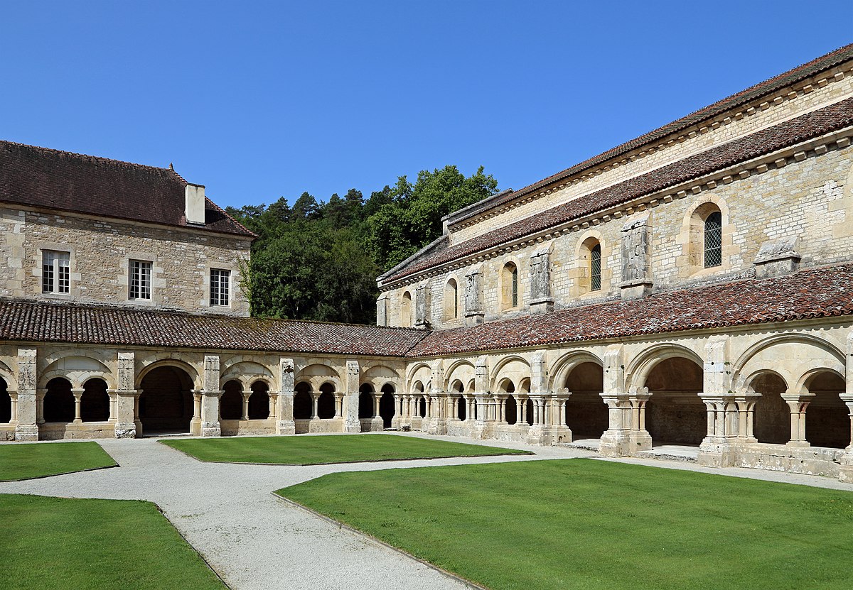 Abbaye de Fontenay chien accepté