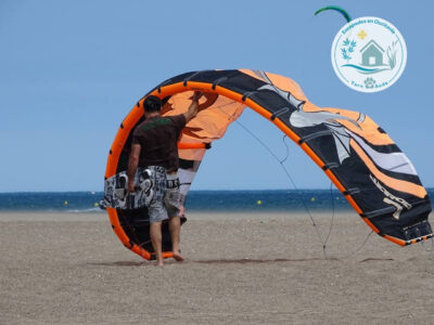 Spot de kite-surf à la Palme