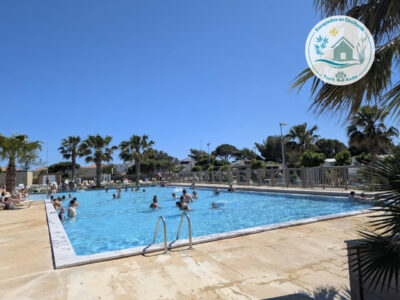 Piscine chauffée du camping