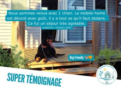 Avis séjour mobil home chien